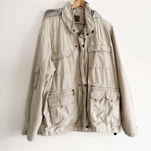 Adventure by Calvin Cooper Men’s Utility Jacket with Hood – Size 54